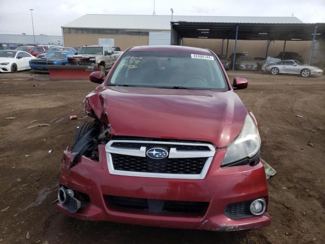 4S3BMCK62D3004698 - 2013 SUBARU LEGACY 2.5I LIMITED RED photo 5