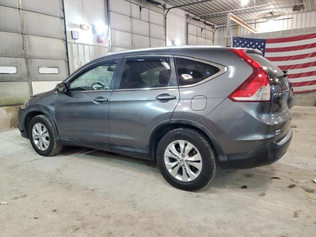 JHLRM4H77CC004802 - 2012 HONDA CR-V EXL GRAY photo 2