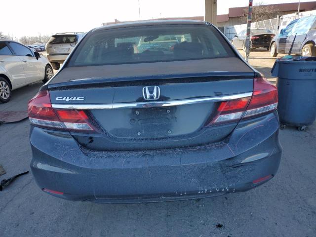 19XFB2F93DE077819 - 2013 HONDA CIVIC EXL შავი ფოტო 6