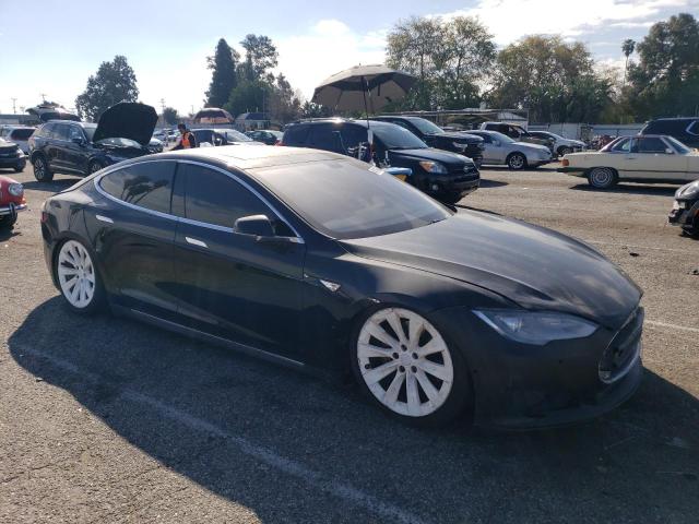 5YJSA1CP7DFP04160 - 2013 TESLA MODEL S BLACK photo 4