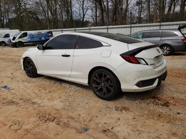 2HGFC4B80KH300620 - 2019 HONDA CIVIC SPORT WHITE photo 2