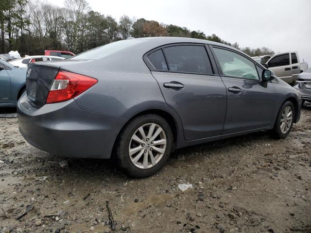 19XFB2F92CE026164 - 2012 HONDA CIVIC EXL GRAY photo 3