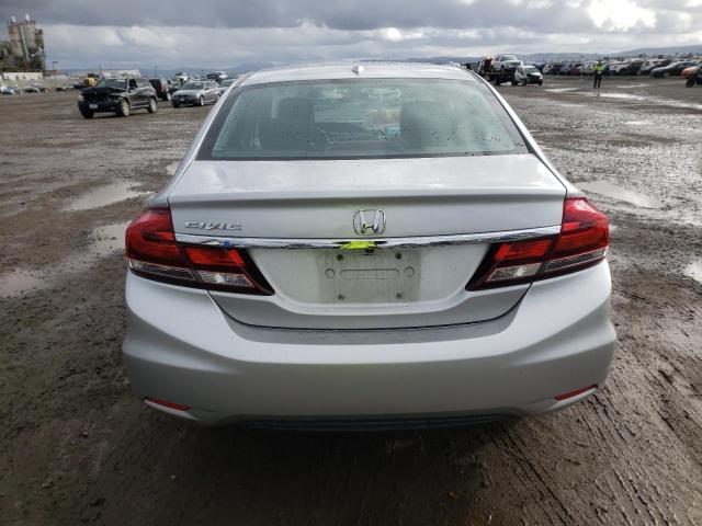 19XFB2F99FE278000 - 2015 HONDA CIVIC EXL SILVER photo 6