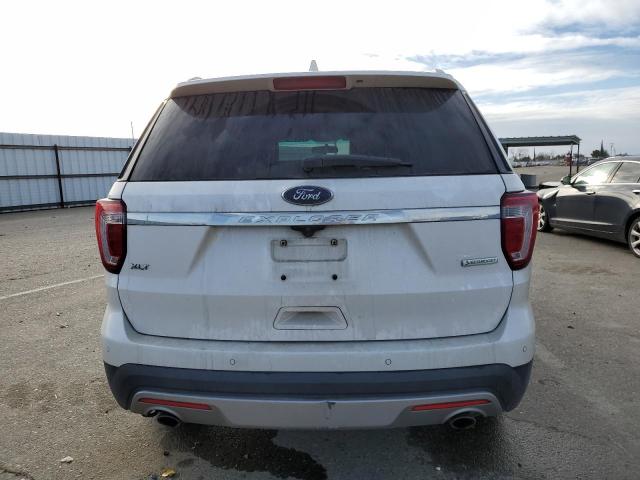 1FM5K7DH4HGC24461 - 2017 FORD EXPLORER XLT WHITE photo 6