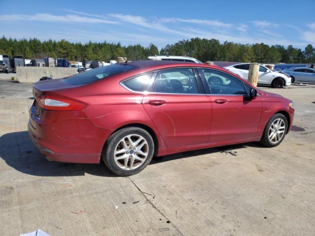 3FA6P0HD7ER154490 - 2014 FORD FUSION SE RED photo 3