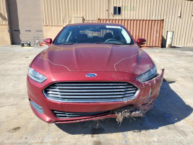 3FA6P0HD7ER154490 - 2014 FORD FUSION SE RED photo 5