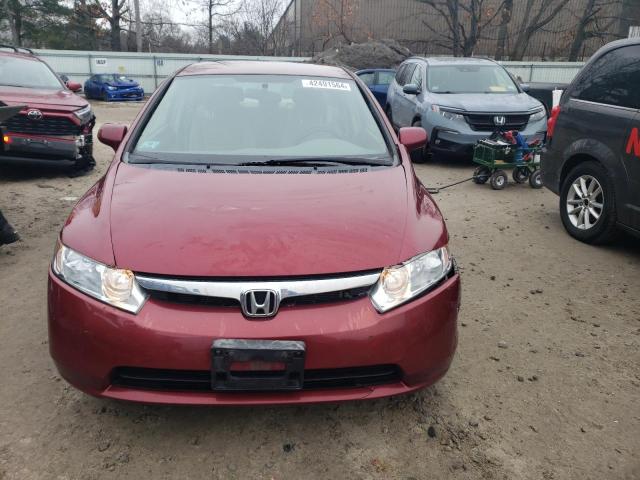 1HGFA16586L032428 - 2006 HONDA CIVIC LX RED photo 5