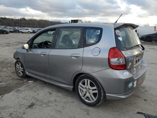 JHMGD38697S058103 - 2007 HONDA FIT S SILVER photo 2