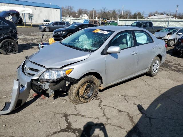 2T1BU4EE6BC682271 - 2011 TOYOTA COROLLA BASE SILVER photo 1