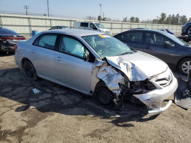 2T1BU4EE6BC682271 - 2011 TOYOTA COROLLA BASE SILVER photo 4