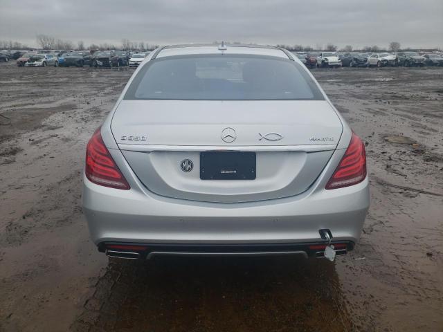 WDDUG8FB4FA182735 - 2015 MERCEDES-BENZ S 550 4MATIC SILVER photo 6