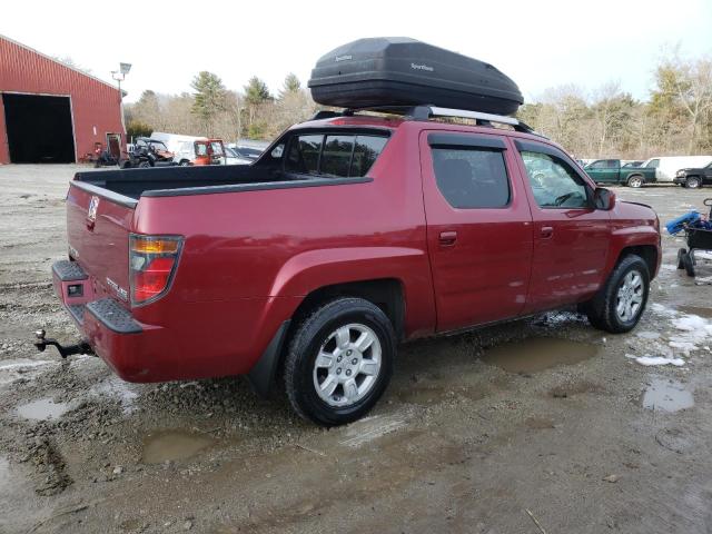 2HJYK16426H557067 - 2006 HONDA RIDGELINE RTS RED photo 3