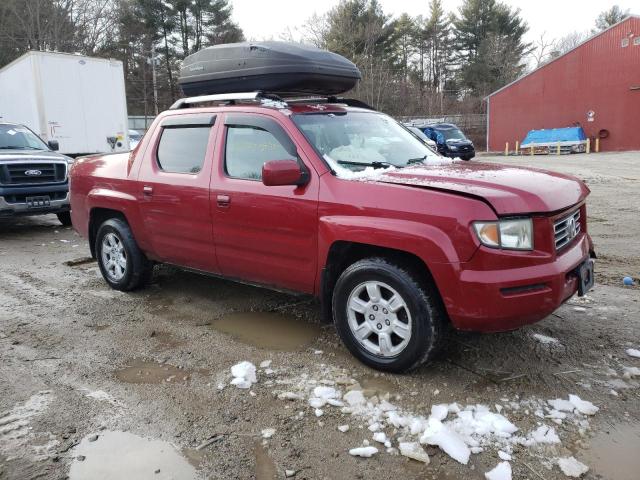 2HJYK16426H557067 - 2006 HONDA RIDGELINE RTS RED photo 4