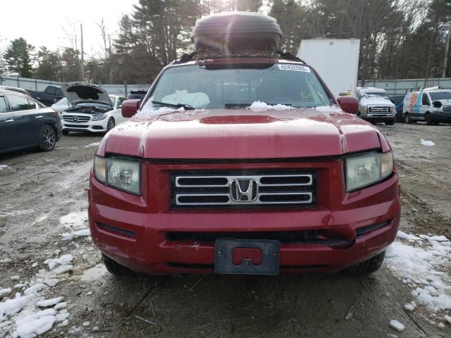 2HJYK16426H557067 - 2006 HONDA RIDGELINE RTS RED photo 5