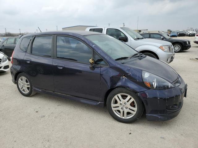 JHMGD38668S048405 - 2008 HONDA FIT SPORT PURPLE photo 4