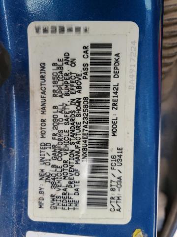 1NXBU4EE7AZ325808 - 2010 TOYOTA COROLLA BASE BLUE photo 13