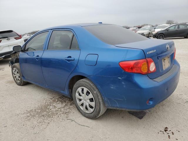 1NXBU4EE7AZ325808 - 2010 TOYOTA COROLLA BASE BLUE photo 2