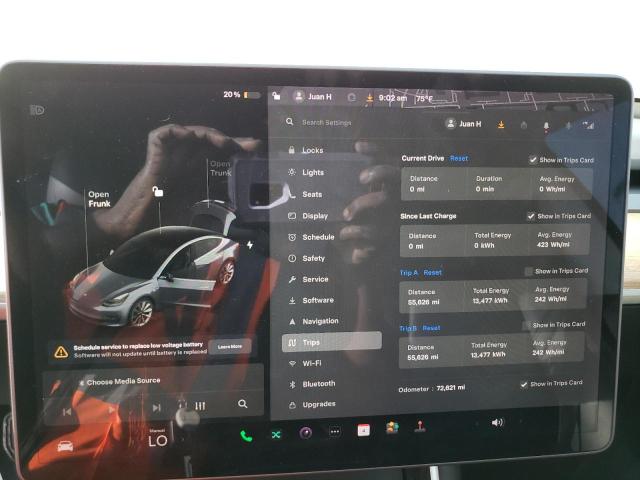 5YJSA1E24JF244484 - 2018 TESLA MODEL S GRAY photo 9