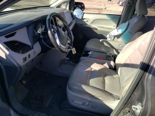 5TDYK3DC4FS626093 - 2015 TOYOTA SIENNA XLE GRAY photo 7