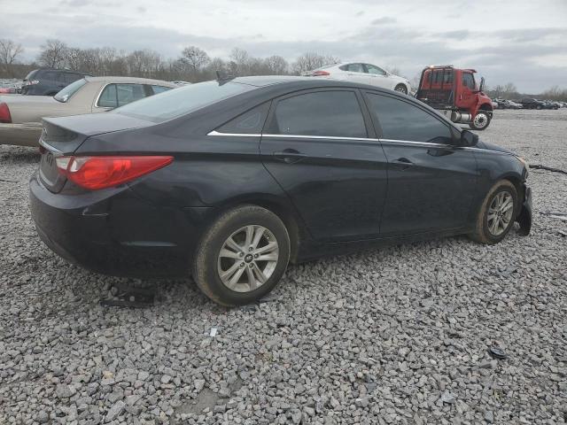 5NPEB4ACXBH243322 - 2011 HYUNDAI SONATA GLS BLACK photo 3