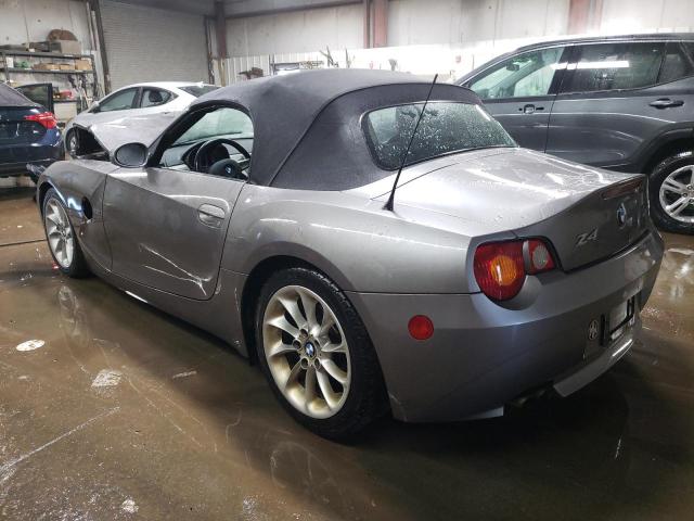 4USBT33483LS43505 - 2003 BMW Z4 2.5 GRAY photo 2