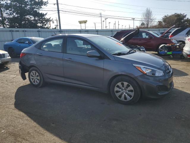 KMHCT4AE6GU985179 - 2016 HYUNDAI ACCENT SE GRAY photo 4