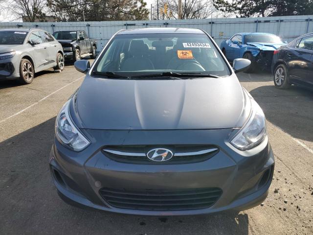 KMHCT4AE6GU985179 - 2016 HYUNDAI ACCENT SE GRAY photo 5