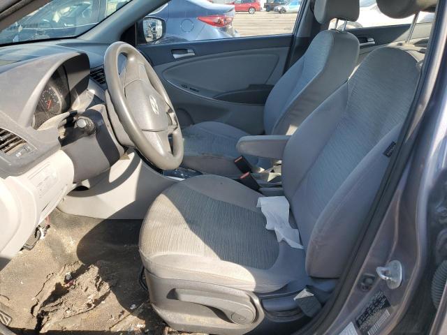 KMHCT4AE6GU985179 - 2016 HYUNDAI ACCENT SE GRAY photo 7