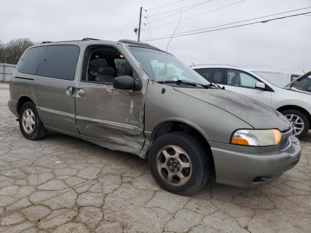 4N2XN11T2XD803844 - 1999 NISSAN QUEST SE GRAY photo 4