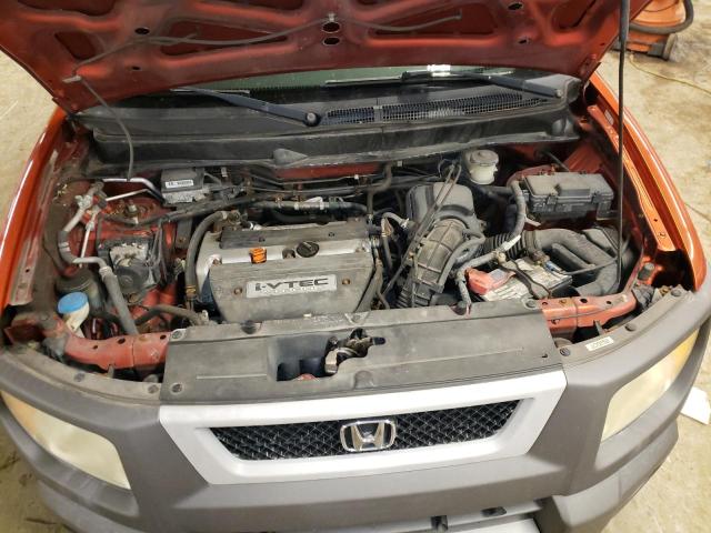 5J6YH28523L026006 - 2003 HONDA ELEMENT EX ORANGE photo 11