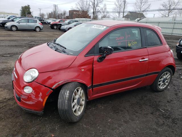 3C3CFFAR2DT529037 - 2013 FIAT 500 POP RED photo 1