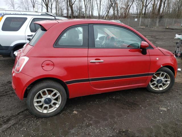 3C3CFFAR2DT529037 - 2013 FIAT 500 POP RED photo 3