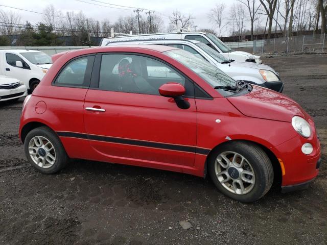 3C3CFFAR2DT529037 - 2013 FIAT 500 POP RED photo 4