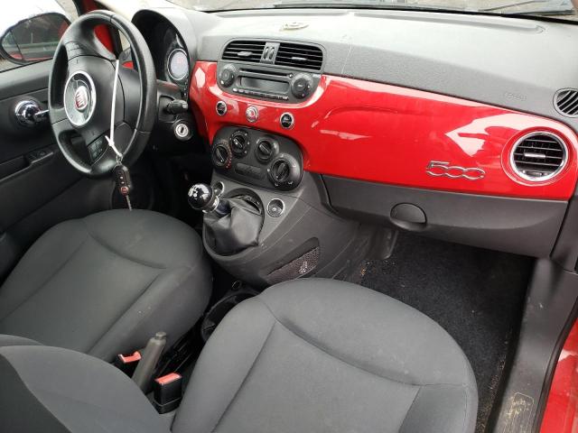 3C3CFFAR2DT529037 - 2013 FIAT 500 POP RED photo 8