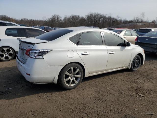 3N1AB7AP9EL650168 - 2014 NISSAN SENTRA S WHITE photo 3