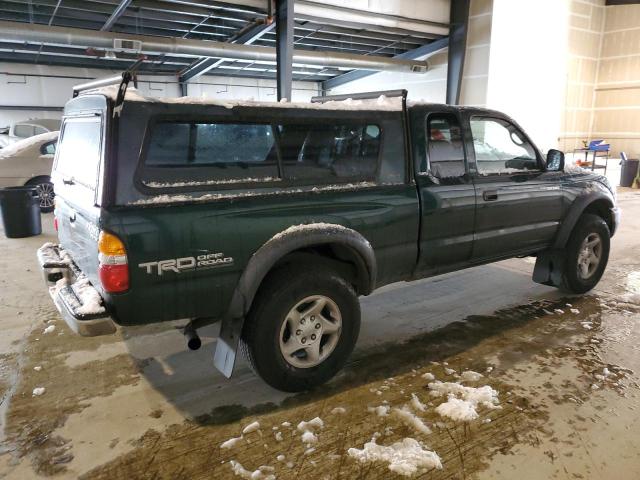 5TESM92N22Z095870 - 2002 TOYOTA TACOMA XTRACAB PRERUNNER მწვანე ფოტო 3