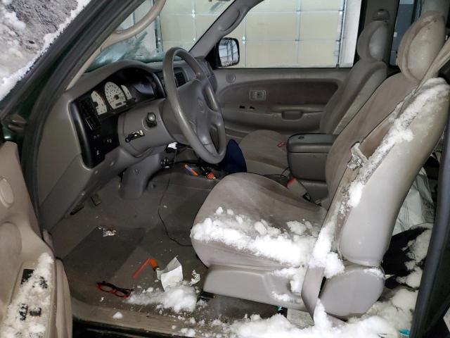 5TESM92N22Z095870 - 2002 TOYOTA TACOMA XTRACAB PRERUNNER მწვანე ფოტო 7