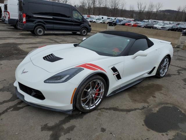 1G1Y13D79K5121701 - 2019 CHEVROLET CORVETTE GRAND SPORT 3LT WHITE photo 1