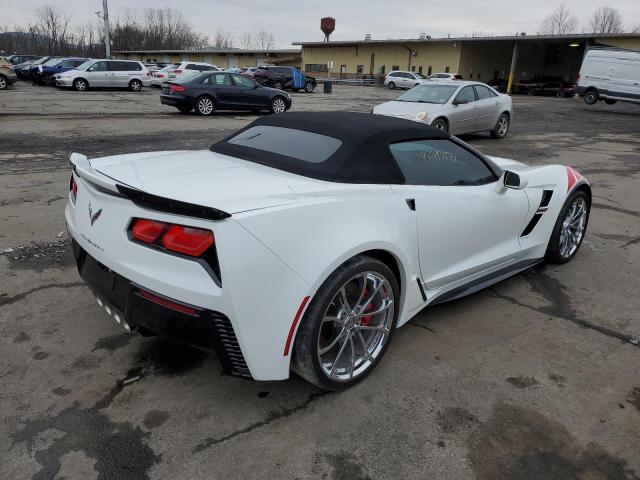 1G1Y13D79K5121701 - 2019 CHEVROLET CORVETTE GRAND SPORT 3LT WHITE photo 3