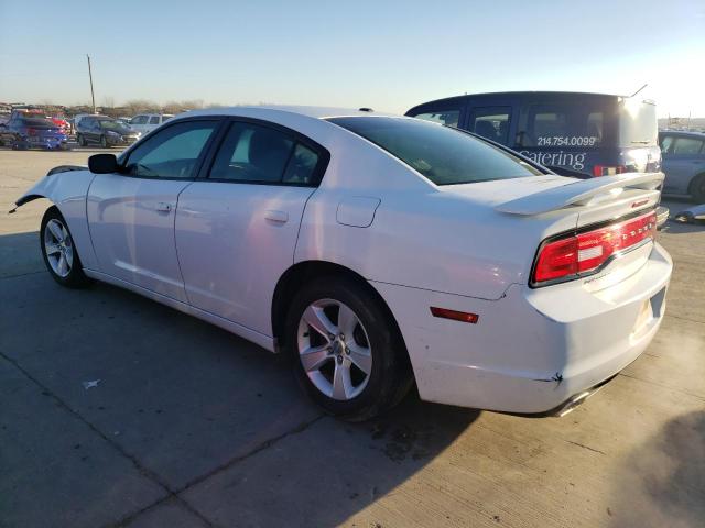 2C3CDXBG4EH236386 - 2014 DODGE CHARGER SE WHITE photo 2