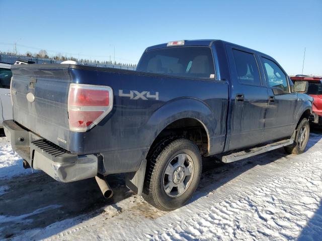 1FTFW1EF4BFB18175 - 2011 FORD F150 SUPERCREW BLUE photo 3