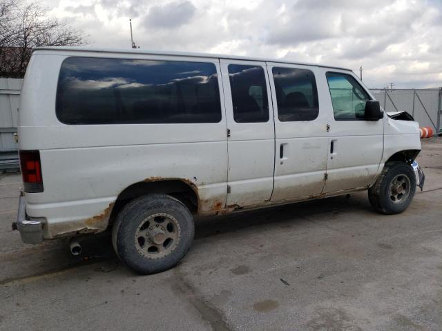 1FBNE31L68DB00534 - 2008 FORD ECONOLINE E350 SUPER DUTY WAGON WHITE photo 3