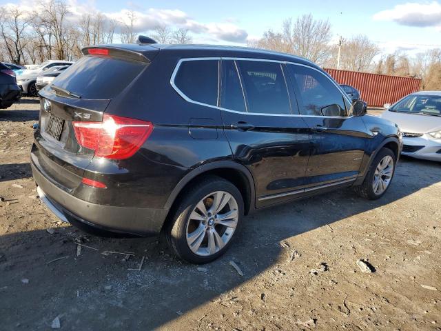 5UXWX7C57CL889595 - 2012 BMW X3 XDRIVE35I BLACK photo 3