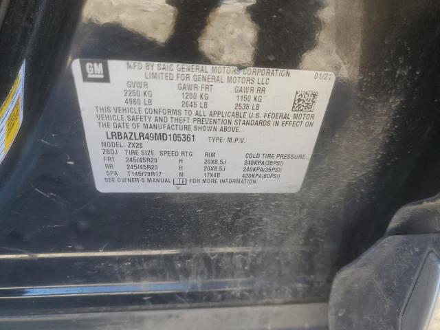 LRBAZLR49MD105361 - 2021 BUICK ENVISION PREFERRED Qara foto 13