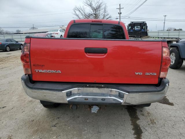 5TEUU42N76Z158463 - 2006 TOYOTA TACOMA ACCESS CAB Қызыл фото 6