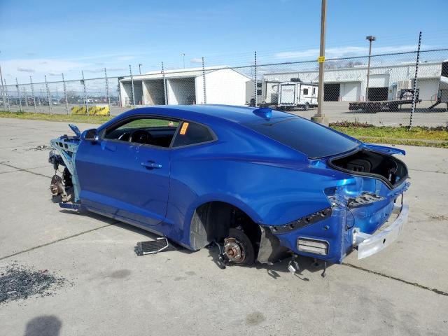 1G1FE1R7XJ0100344 - 2018 CHEVROLET CAMARO SS BLUE photo 2