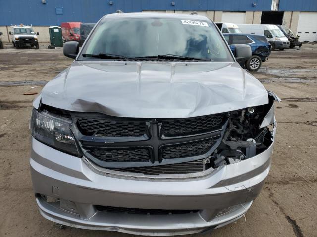 3C4PDCAB4JT534255 - 2018 DODGE JOURNEY SE SILVER photo 5