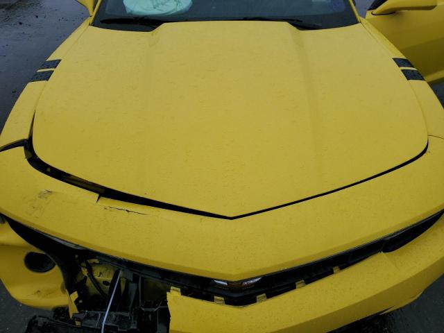 2G1FD1E31F9306901 - 2015 CHEVROLET CAMARO LT YELLOW photo 11