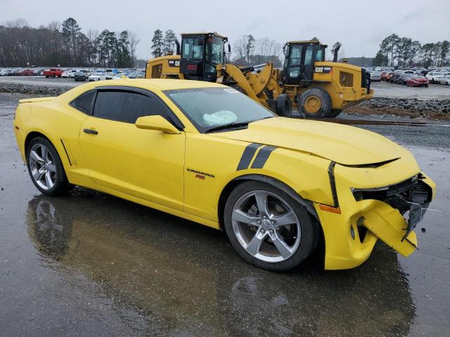 2G1FD1E31F9306901 - 2015 CHEVROLET CAMARO LT YELLOW photo 4