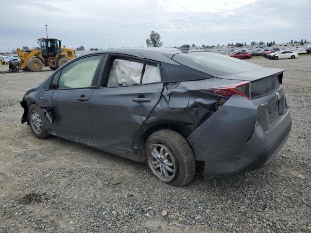 JTDKBRFU0H3055866 - 2017 TOYOTA PRIUS CHARCOAL photo 2